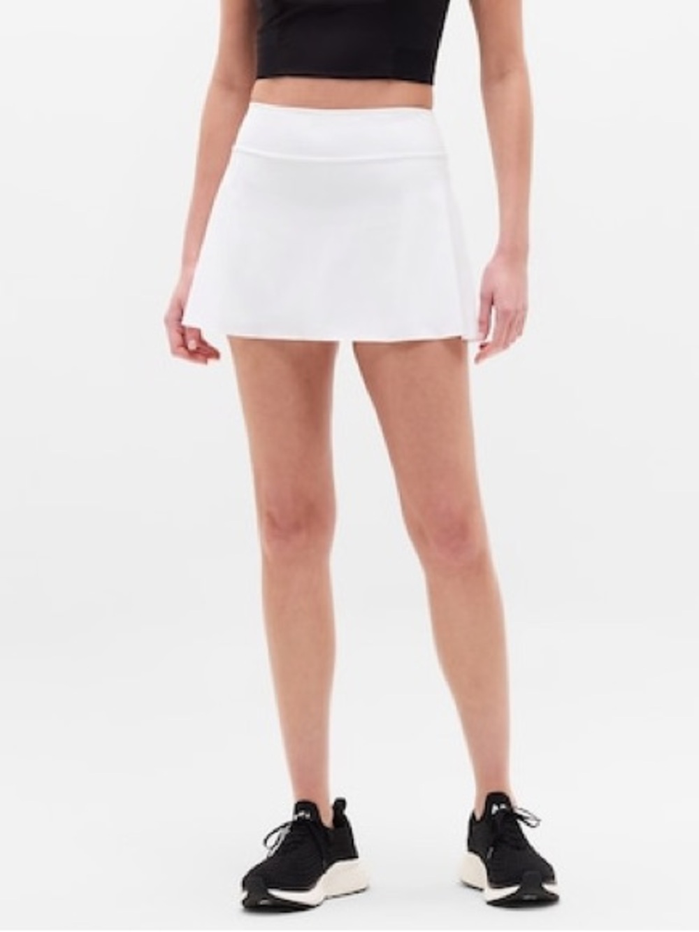 Athleta Ace Tennis Skort 13 1/2 Inch Large White Pickleball Preppy